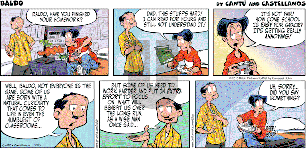 Baldo - Sunday March 28, 2010 Comic Strip