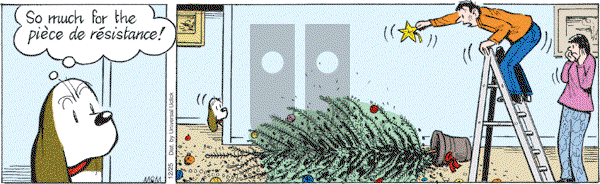 Fred Basset on Saturday December 25, 2010 Comic Strip
