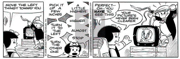 Nancy on Wednesday December 20, 2006 Comic Strip