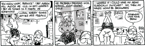 Luann on Thursday May 30, 1991 Comic Strip