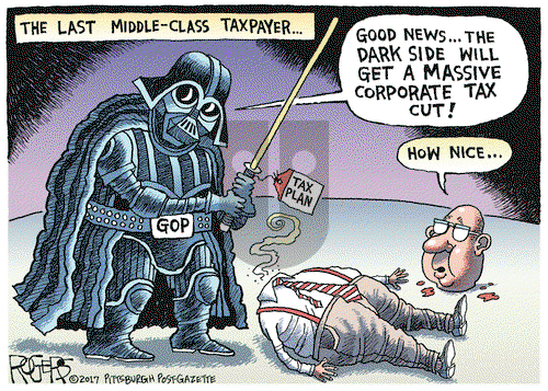 Rob Rogers on Tuesday December 19, 2017 Comic Strip