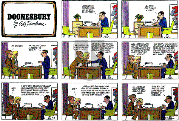 Doonesbury on Sunday October 25, 1981 Comic Strip
