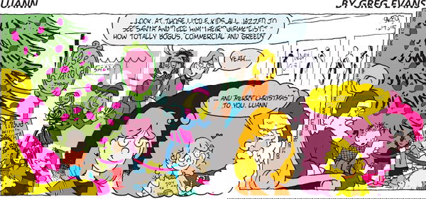 Luann on Sunday December 15, 2002 Comic Strip