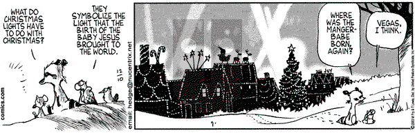 Over the Hedge on Wednesday December 10, 2003 Comic Strip