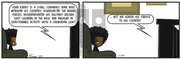 The Boondocks on Wednesday September 8, 2004 Comic Strip