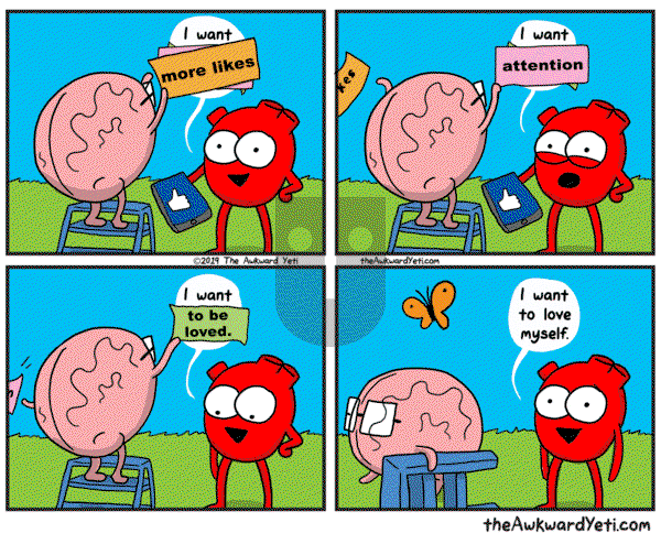 The Awkward Yeti on Friday February 14, 2020 Comic Strip