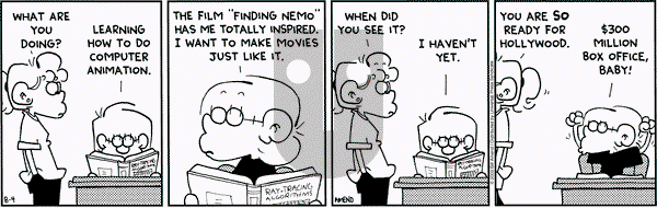 FoxTrot on Monday August 4, 2003 Comic Strip