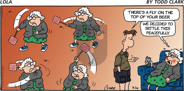 Lola on Sunday August 24, 2008 Comic Strip