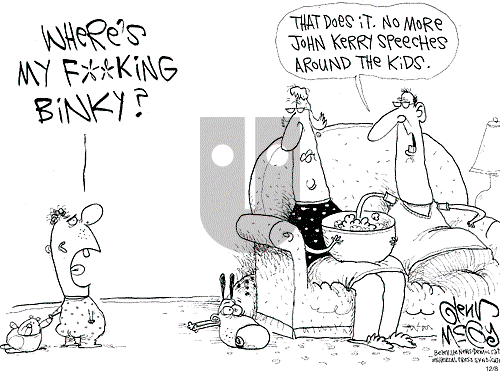 Glenn McCoy on Monday December 8, 2003 Comic Strip