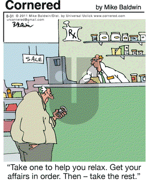 Cornered on Wednesday August 31, 2011 Comic Strip