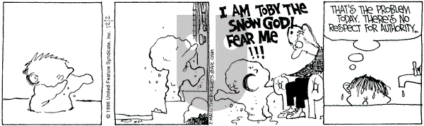 The Buckets on Monday December 2, 1996 Comic Strip