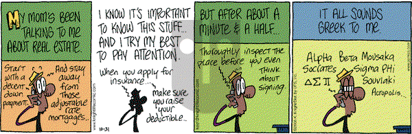 The Knight Life on Friday October 31, 2008 Comic Strip