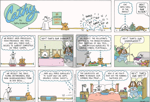 Cathy Classics - Sunday April 19, 2009 Comic Strip