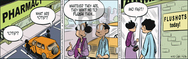 Baldo on Monday April 10, 2017 Comic Strip