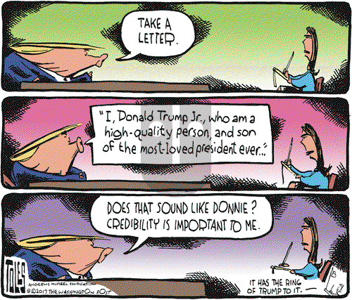 Tom Toles on Wednesday August 2, 2017 Comic Strip