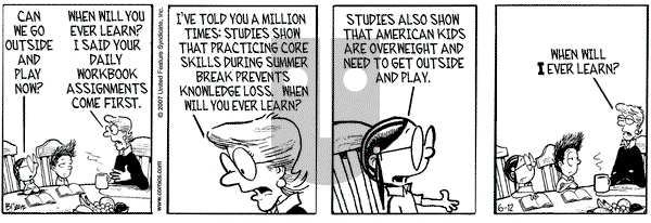 Grand Avenue on Tuesday June 12, 2007 Comic Strip