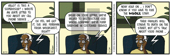 The Boondocks on Saturday August 13, 2005 Comic Strip