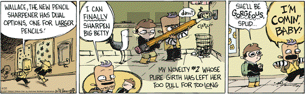 Wallace the Brave on Tuesday April 20, 2021 Comic Strip