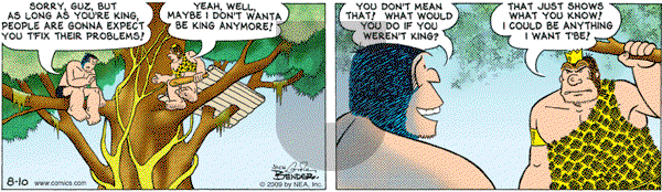 Alley Oop on Monday August 10, 2009 Comic Strip