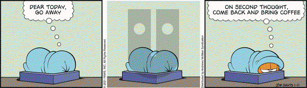 Garfield - Monday January 11, 2021 Comic Strip