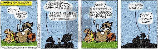 Over the Hedge on Wednesday March 10, 2010 Comic Strip