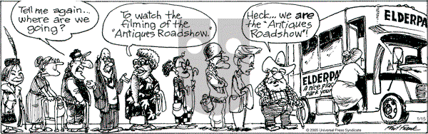 The Elderberries on Saturday January 15, 2005 Comic Strip
