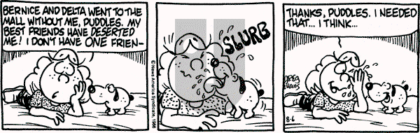 Luann on Wednesday August 6, 1986 Comic Strip