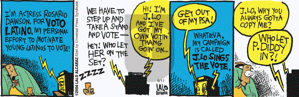 La Cucaracha on Saturday September 11, 2004 Comic Strip