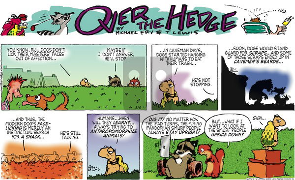 Over the Hedge on Sunday May 6, 2012 Comic Strip
