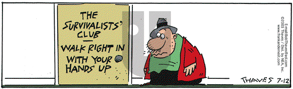 Frank and Ernest on Tuesday July 15, 2003 Comic Strip