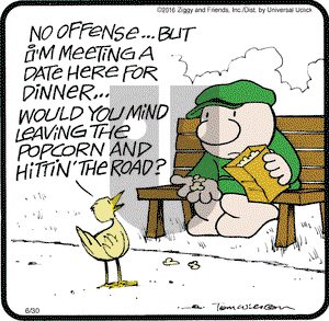 Ziggy on Thursday June 30, 2016 Comic Strip