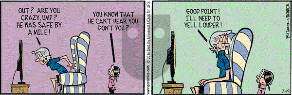 Grand Avenue on Saturday July 19, 2014 Comic Strip