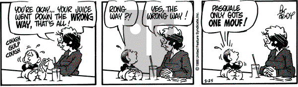 Rose is Rose on Tuesday February 25, 1986 Comic Strip