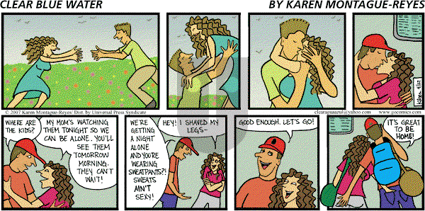 Clear Blue Water on Sunday April 22, 2007 Comic Strip