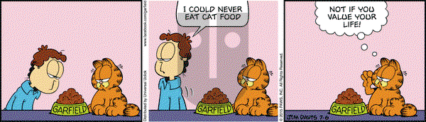 Garfield on Monday July 6, 2015 Comic Strip
