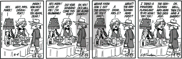 Doonesbury on Wednesday May 4, 1977 Comic Strip
