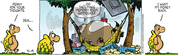 Over the Hedge on Monday April 19, 2021 Comic Strip