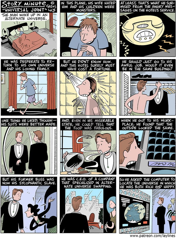 Lay Lines - Friday April 14, 2017 Comic Strip