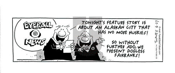 Frank and Ernest on Tuesday June 27, 1995 Comic Strip