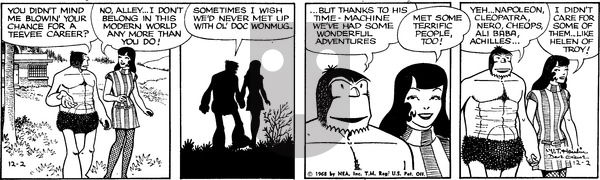 Alley Oop on Monday December 2, 1968 Comic Strip