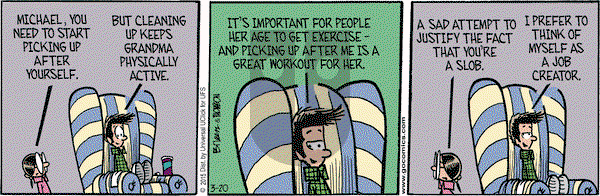 Grand Avenue on Friday March 20, 2015 Comic Strip
