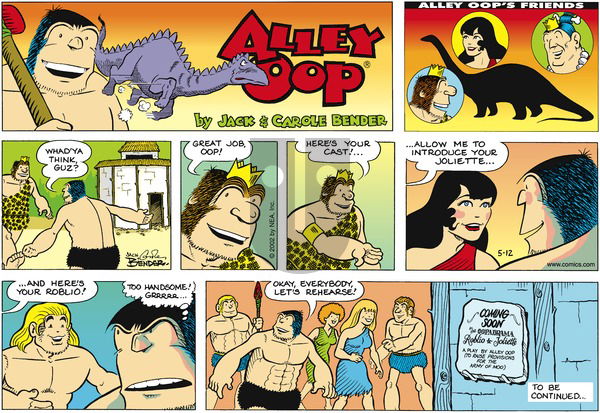 Alley Oop on Sunday May 19, 2002 Comic Strip