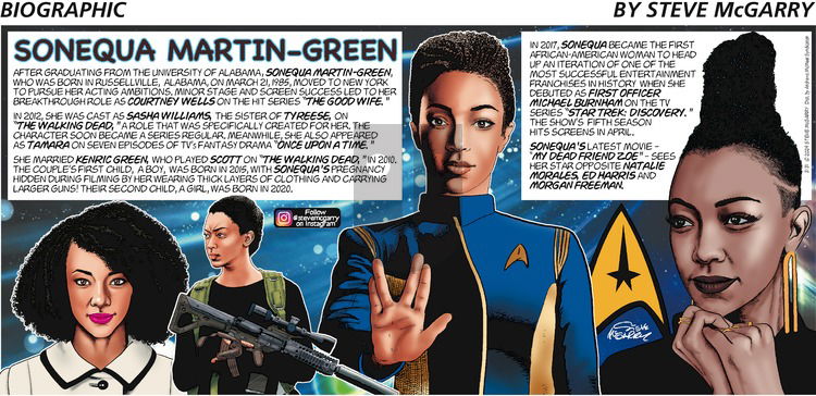 Biographic on Sunday March 31, 2024 Comic Strip