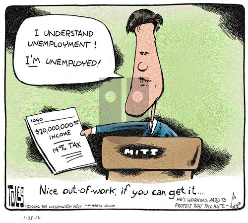 Tom Toles on Wednesday January 25, 2012 Comic Strip