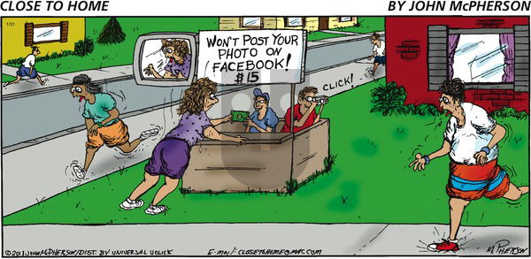 Close to Home on Sunday January 31, 2016 Comic Strip