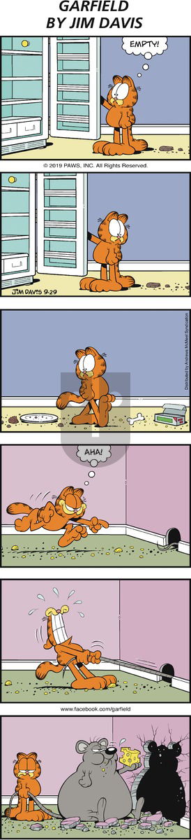 Garfield on Sunday September 29, 2019 Comic Strip