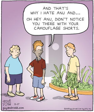 Brevity on Tuesday November 17, 2009 Comic Strip