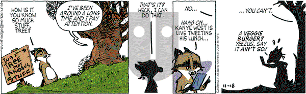 Over the Hedge on Monday November 18, 2013 Comic Strip