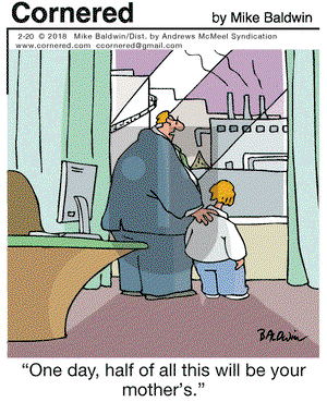 Cornered on Tuesday February 20, 2018 Comic Strip