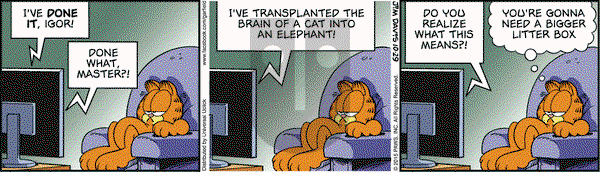 Garfield on Thursday October 29, 2015 Comic Strip